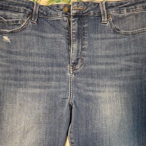 Classic Light Wash Blue Denim Jeans